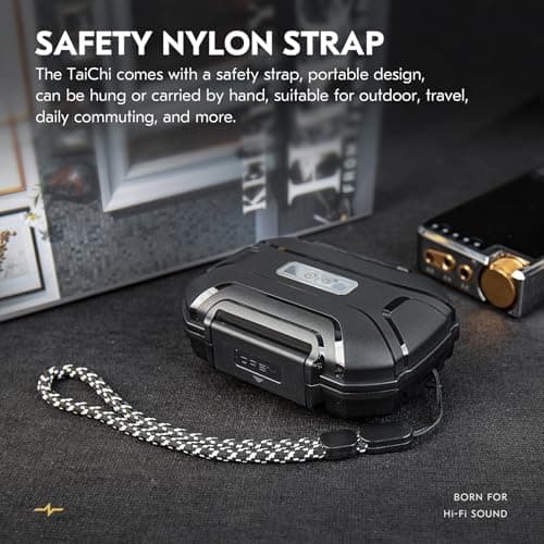 CCZ ZC01 Earphone Case, Portable Small Case with Nylon Wrist Strap, PC Waterproof Multi-functional Storage Box for Hearing Aid, IEM, Earbuds, Jewelry, Electronic Accessories, Earphone Cable — view 4