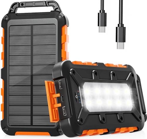 WOWMVP Solar Power Bank 10000mAh 22.5W Fast Charging Portable Charger