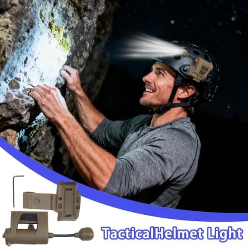 Helmet Led Light Headlamp Adjustable 4-Color Light — view 2