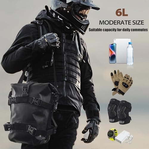 Motorcycle Bag Large Waterproof Motorbike Storage Duffel — view 3