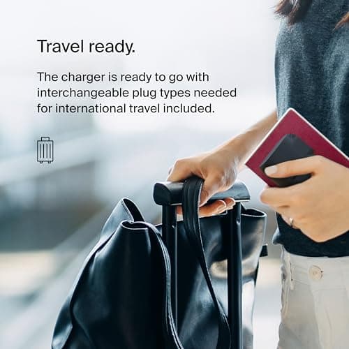 Belkin BoostCharge Hybrid Wall Charger 25W + Power Bank 5000mAh, 2-in-1 Portable Charger with USB-C PD3.0 Port & USB-A Port, Dual-Port Battery Pack, USB-C Charger, USB Plug + C to C Cable — view 6