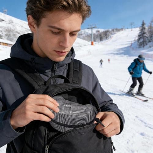 Protoence Ski Goggle Case - Protective EVA Glasses Boxes,Sports Glasses Storage Holder Box,for Outdoor Gym Beach Hiking Snow Travel Sports — view 3