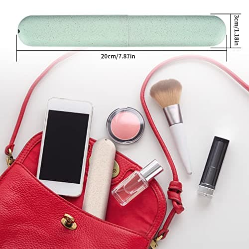 wugongshan 4 Pcs Travel Toothbrush Cases, Portable Travel Toothbrush Holder Case, Toothbrushes Storage Covers Cases Boxes, for Camping Business Trip Holiday — view 2