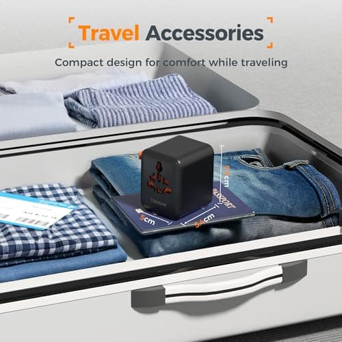 TESSAN Universal Travel Adapter Worldwide with 2 USB C for EU USA AU — view 6