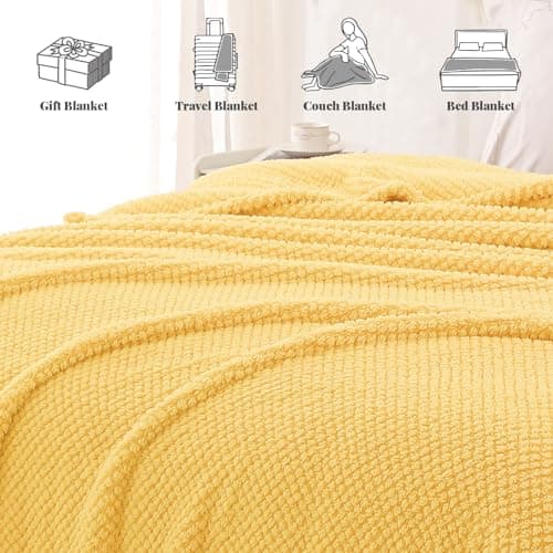 Whale Flotilla Large Jacquard Throw Blanket for Sofa,130x180 CM — view 5