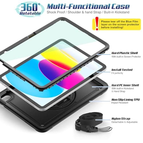 SEYMAC stock Case for iPad (A16) 11th/10th Generation 11''/10.9'' 2025/2022 — view 5