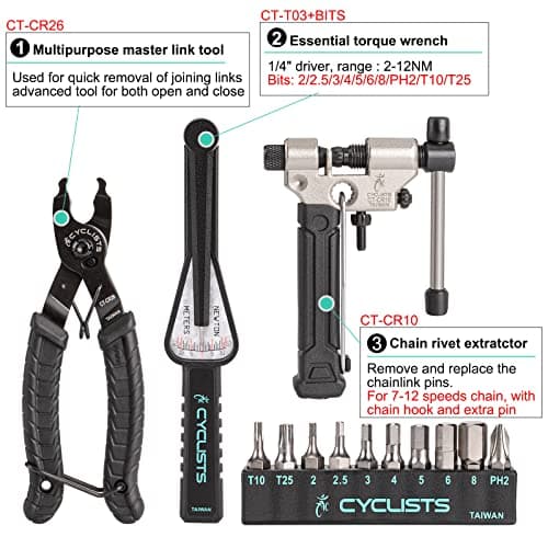 27-Piece Bike Tool Kit - Mountain/Road Bike Repair Kit with Storage Case — view 3
