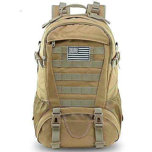 Jueachy Military Tactical Backpack 30L Water Resistant Rucksack for Men — view 4
