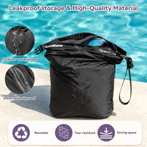 Travel Laundry Bag, Vacuum Compression Dirty Clothes Travel Bag (1pcs) — view 3