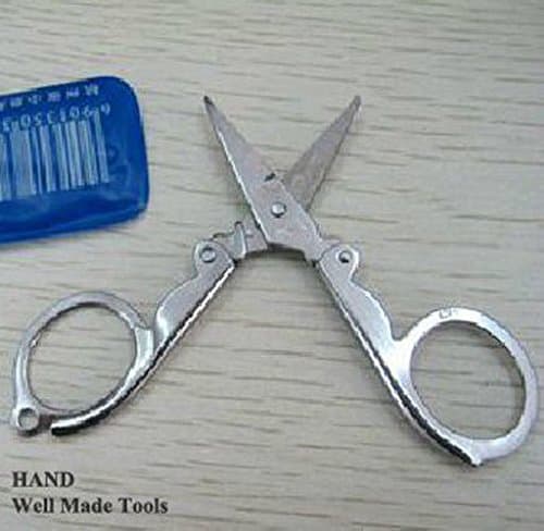 No.666 Large Convenient Travel Folding Safety Metal Scissors 4 Inch – 2 Pcs — view 2