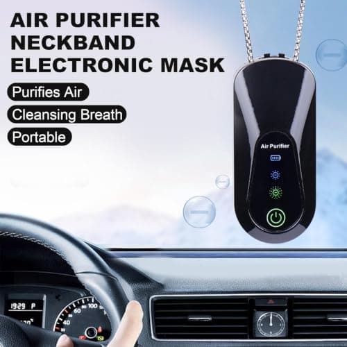 Travel Air Purifier Battery Type-C Rechargeable Personal Quiet Filter — view 4
