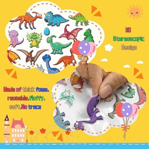 Kalysky 6 Pack Reusable Sticker Book for Toddlers 2 3 4 Year Olds — view 3