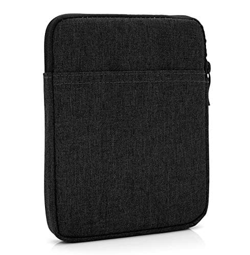 MyGadget Nylon Sleeve for Tablet up to 6,8 Inch - Padded Bag for 13,5 x 18 cm - e.g. Kindle Paperwhite 11th Generation - Travel Pouch in Black
