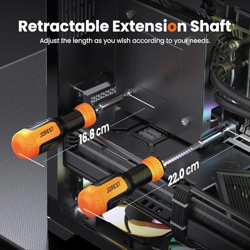 JOREST 25 in 1 Multi Screwdriver, Screw Driver Set, Magnetic Screwdriver — view 6