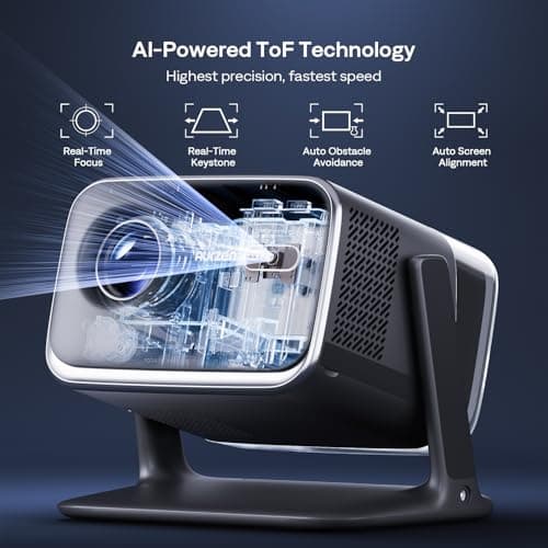 Aurzen BOOM mini Google TV Smart Projector with WiFi and Bluetooth — view 6