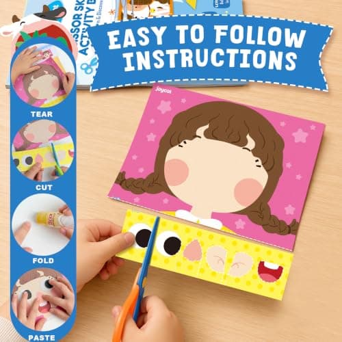 JoyCat Paper Cutting Kits for Kids Ages 3-5 Learn & Discover Scissor Skills — view 5