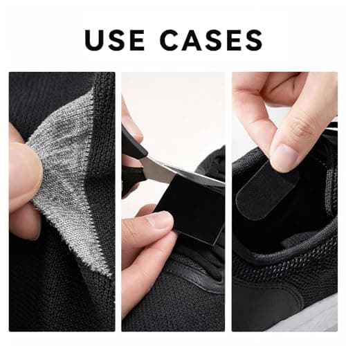 YISCOKO 3PCS Black Nylon Down Jacket Repair Patches (20×14.5cm), Self-Adhesive Waterproof Lightweight Fabric Repair Patch Kit for Down Jacket Rip, Tent, Outerwear, Clothing — view 5