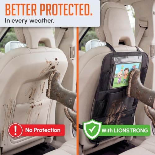 LIONSTRONG® Back Seat Car Organizer [WATERPROOF] - Tablet Pocket — view 2