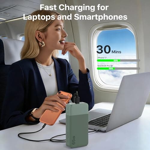NOBIS Portable Charger 20000mAh 65W Power Bank Fast Charging — view 2