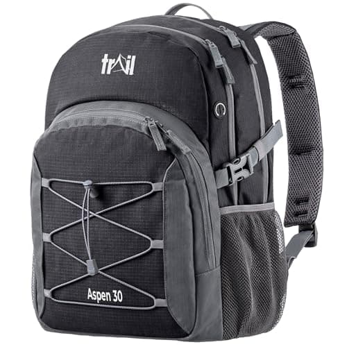 Trail Aspen Day Pack Backpack, 30L, Black