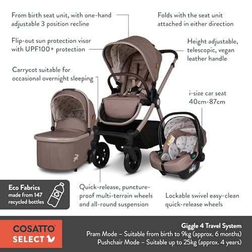 Cosatto Giggle 4 Travel System 3 in 1 Bundle (Foxed) — view 2