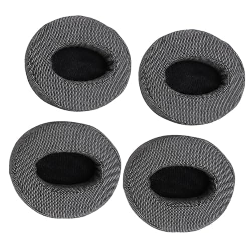 Wakects Headphone Ear Cushions Memory Foam Headphone Earpads 4pcs Cotton Linen Fabric Replacement Ear Pads for HD 4.50BT HD 4.50BTNC for Home Office Travel Listening — view 2