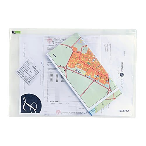 Leitz Large Traveller Zip Pouch Complete Range, Plastic, Clear — view 2