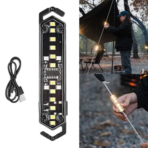 Honseadek Camping Tent Guy Line Light, Magnetic Clip On Rope — view 3