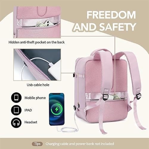Xkdoai for Ryanair Cabin Bags 40x30x20, Travel Backpack Womens — view 4