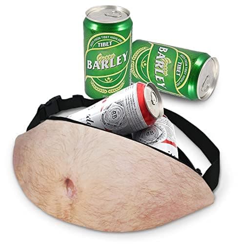 Secret Santa Gifts for Men,Belly-Shape Waist Bag,Funny Gifts for Men Him