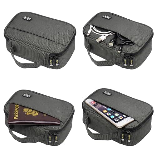 sisma Travel Cables Organiser Universal Small Electronic Accessories Carrying Bag for Phone Chargers Power Cords Adapter USB Sticks Mouse SD Cards -Special Edition — view 3