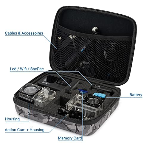 deleyCON Hardcase Tasche für Hero 13 12 11 10 Case Hülle Koffer Schutztasche Gr. L — view 2