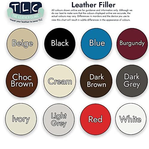 The Leather Clinic Leather Filler Repair Kit | Fix Scratches & Scuffs, Fill Holes & Cracks in any Leather Item | Filler, Sandpaper and Applicator Included (Cream, 50ml) — view 4