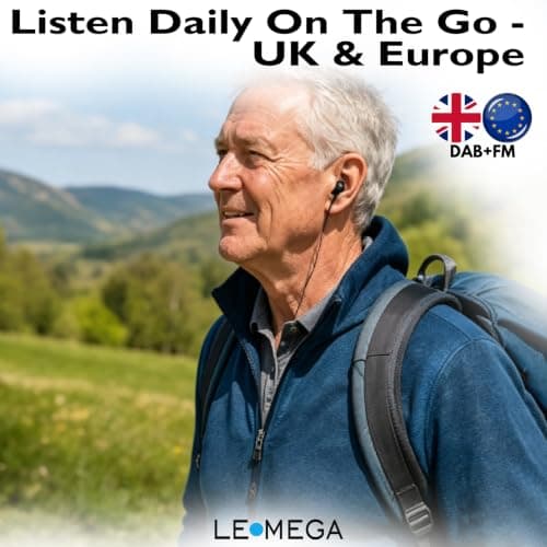 LEMEGA PR1L Pocket DAB/DAB+ Digital Radio,Rechargeable,Earphones Incl,Green — view 5
