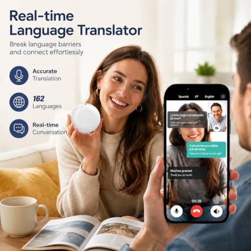 AI Language Translator Device, Language Translator Device Smart Wearable, Capable of Translating 162 Languages, AI Translator travel essentials portable language translator device — view 4