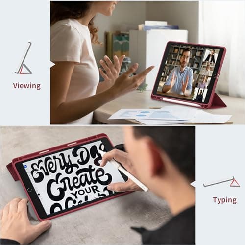 CACOE Case for iPad 9th/8th/7th Generation(2021/2020/2019) + Pencil Holder — view 6