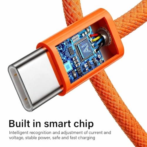 USB C Charger Cable Fast Charging – 1m USB C to USB C 60w USB to Type-C — view 4