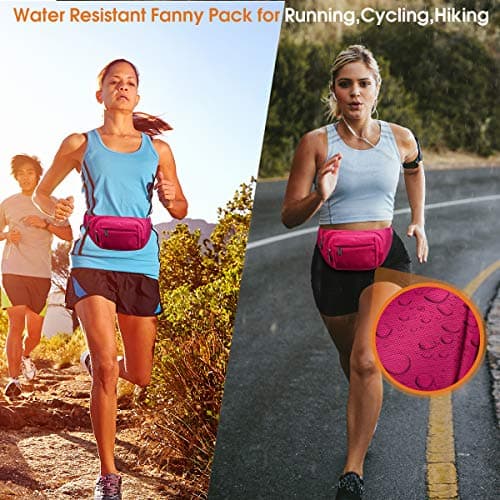 SUPHOSMT 4 Pockets BumBags with 35cm Extended Belt Large Capacity — view 6