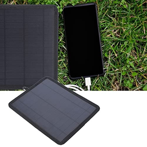 TOUISEDGI Solar Panel, Solar Panel 5.3W 6V USB Output Low Attenuation Camouflage Monocrystalline Solar Battery Charger for Outdoor Travel — view 3