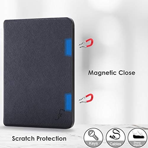Forefront Cases Case for New Amazon Kindle (16 GB) 6" (11th Generation - 2024 & 2022 Models) - Navy Blue - Slim, Light & Protective, Smart Auto Sleep-Wake Function Cover for Kindle 6" — view 3