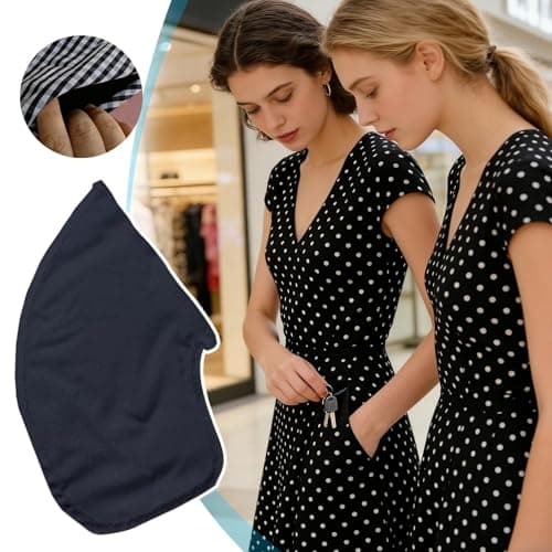 Sew-In Side Pocket - Attachable & Invisible Security Pockets For All Clothes | Travel Security Bag For Skirts & Pants To Prevent Theft | Inner Pocket For Dresses, Jeans, Sweaters & Suits — view 5
