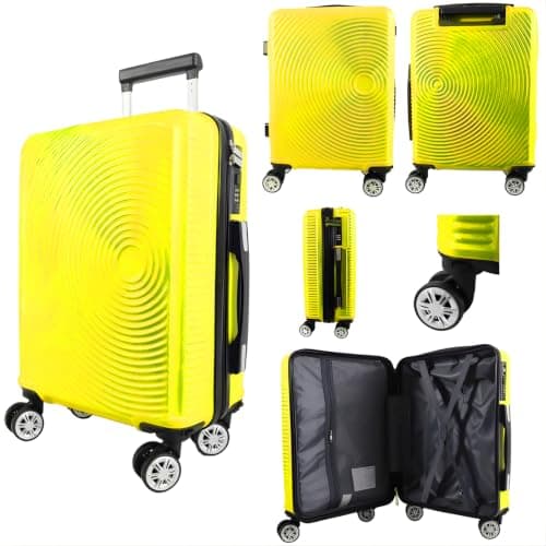 Underseat Travel Cabin Case, Yellow, 45x36x20cm