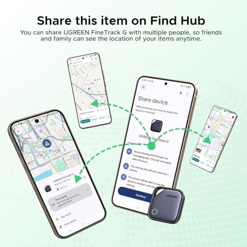 UGREEN FineTrack G Tracker Tag for Find Hub, 4 Pack, USB-C Rechargeable — view 5
