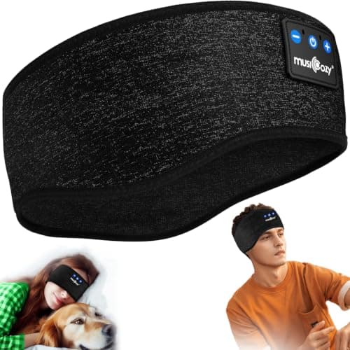 MUSICOZY Sleep Headphones Headband Cooling Headphones for Sleeping & Sport