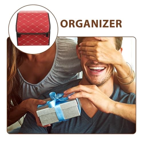 Beaupretty Car Trunk Organizer Box, Leather Folding Storage for Travel — view 3