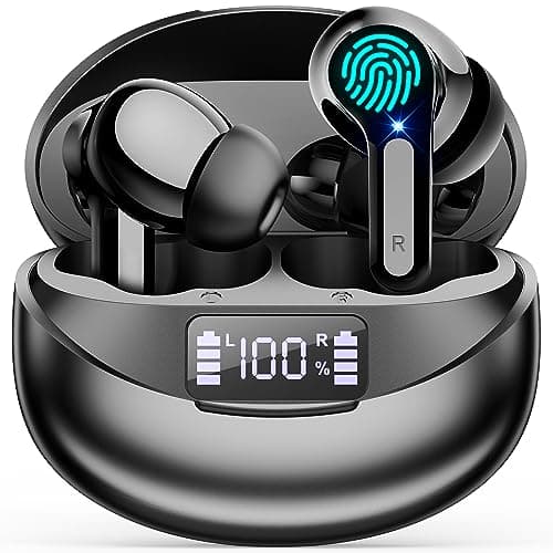 Wireless Earbuds Bluetooth Ear Buds Earphones with LED Display Hi-Fi Sound