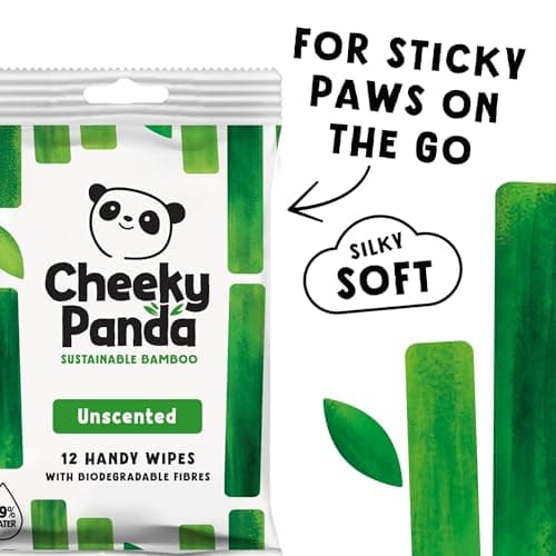 The Cheeky Panda Bamboo Hand Wipes | 12 Packs of 12 Travel Wipes | 100% Plastic Free and Biodegradable Wet Wipes (Packaging May Vary) — view 2