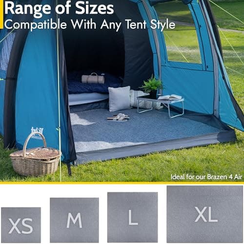 Trail Soft Fleece Tent Carpet, 220cm x 200cm — view 4