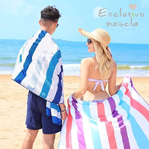 Exclusivo Mezcla Oversized Microfiber Beach Pool Towel for Adults, 180x90cm — view 3