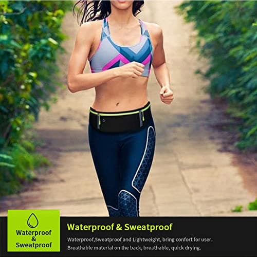 GORWRICH Running Belt Waterproof Phone Holder Waist Pack — view 6